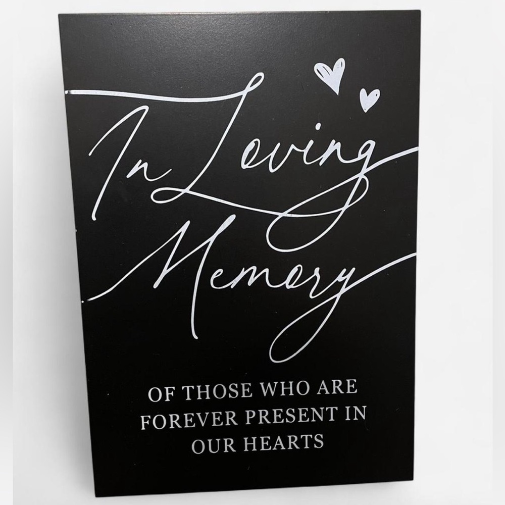 Black Memorial Plaque